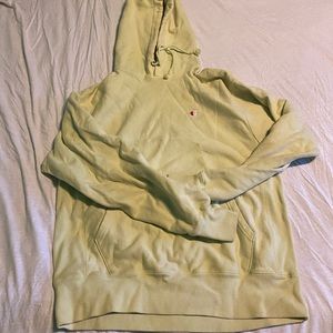 Lime green champion hoodie